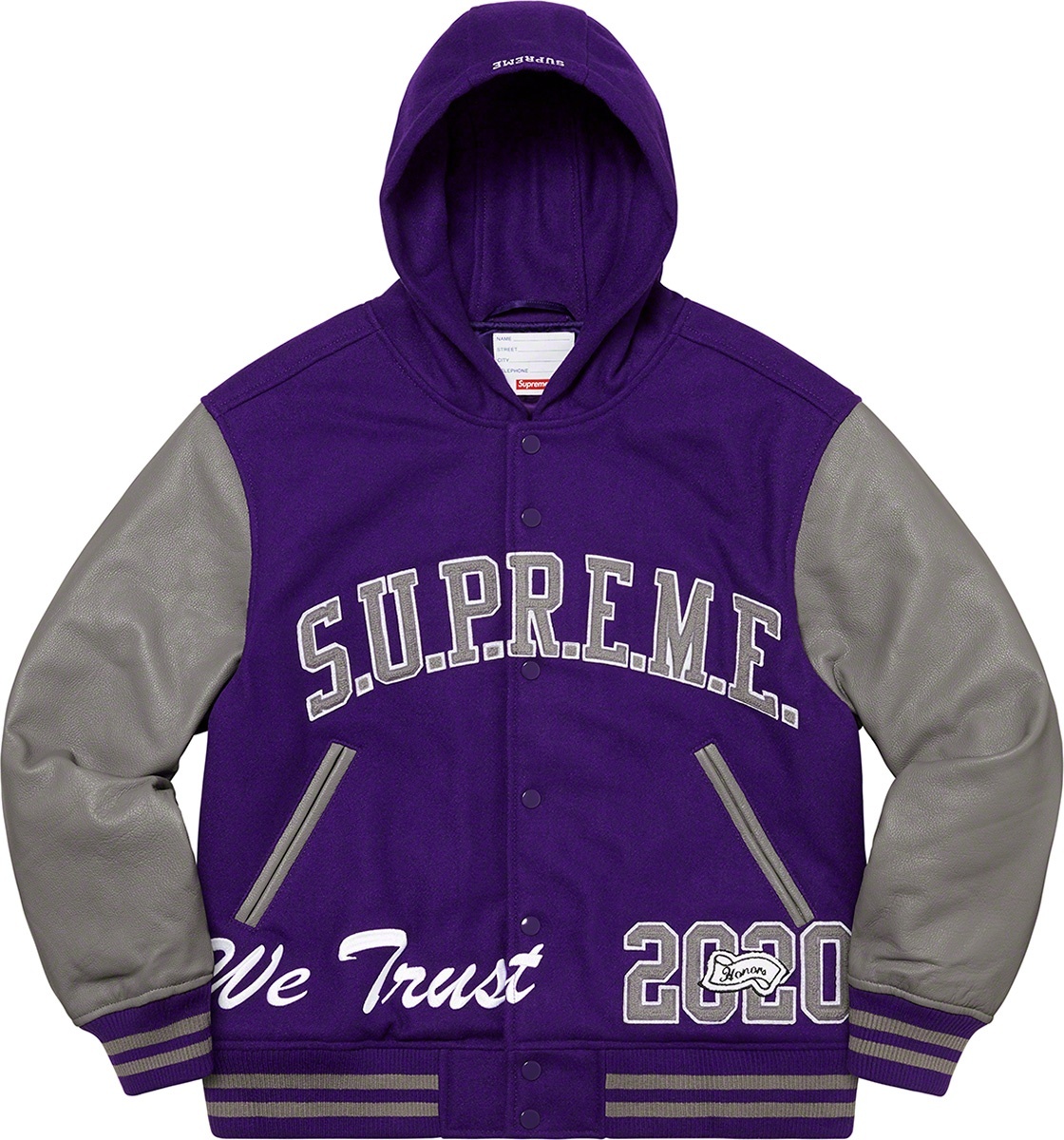 King Hooded Varsity Jacket view 12